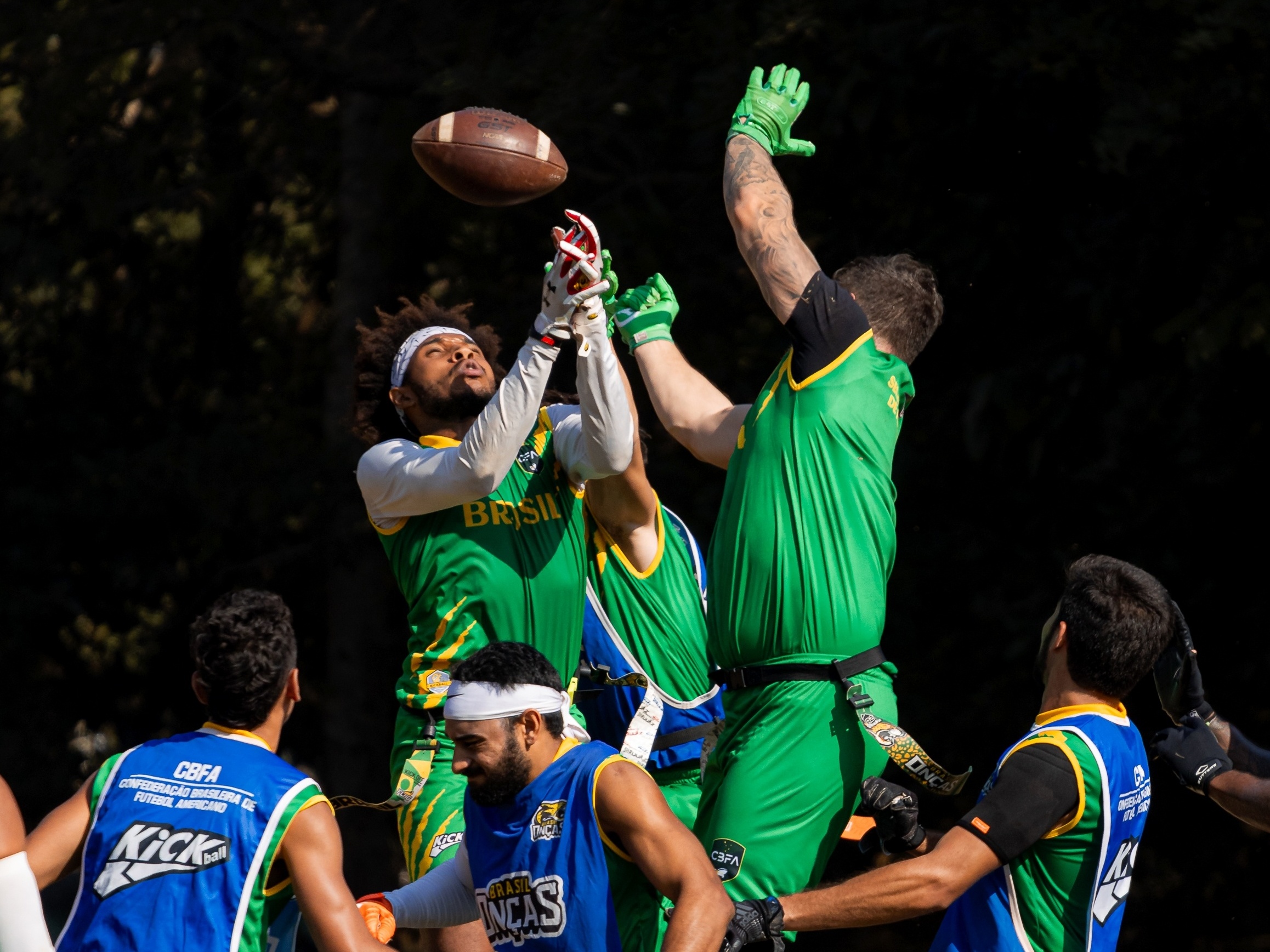 Brasil Mira Los Angeles Em Flag Football