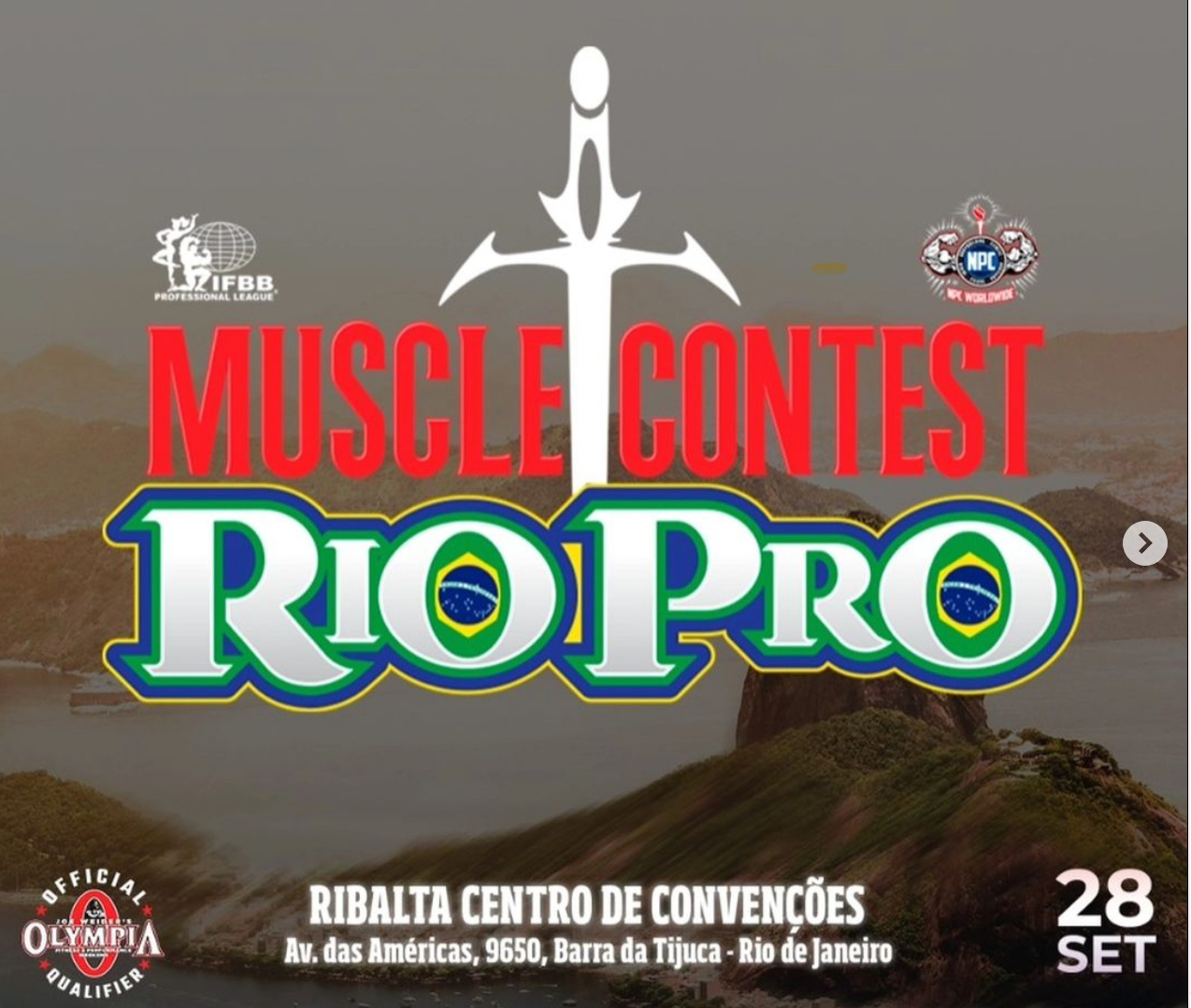 Musclecontest Rio Pro Acontece Neste Sábado com Vagas para o Olympia 2025!