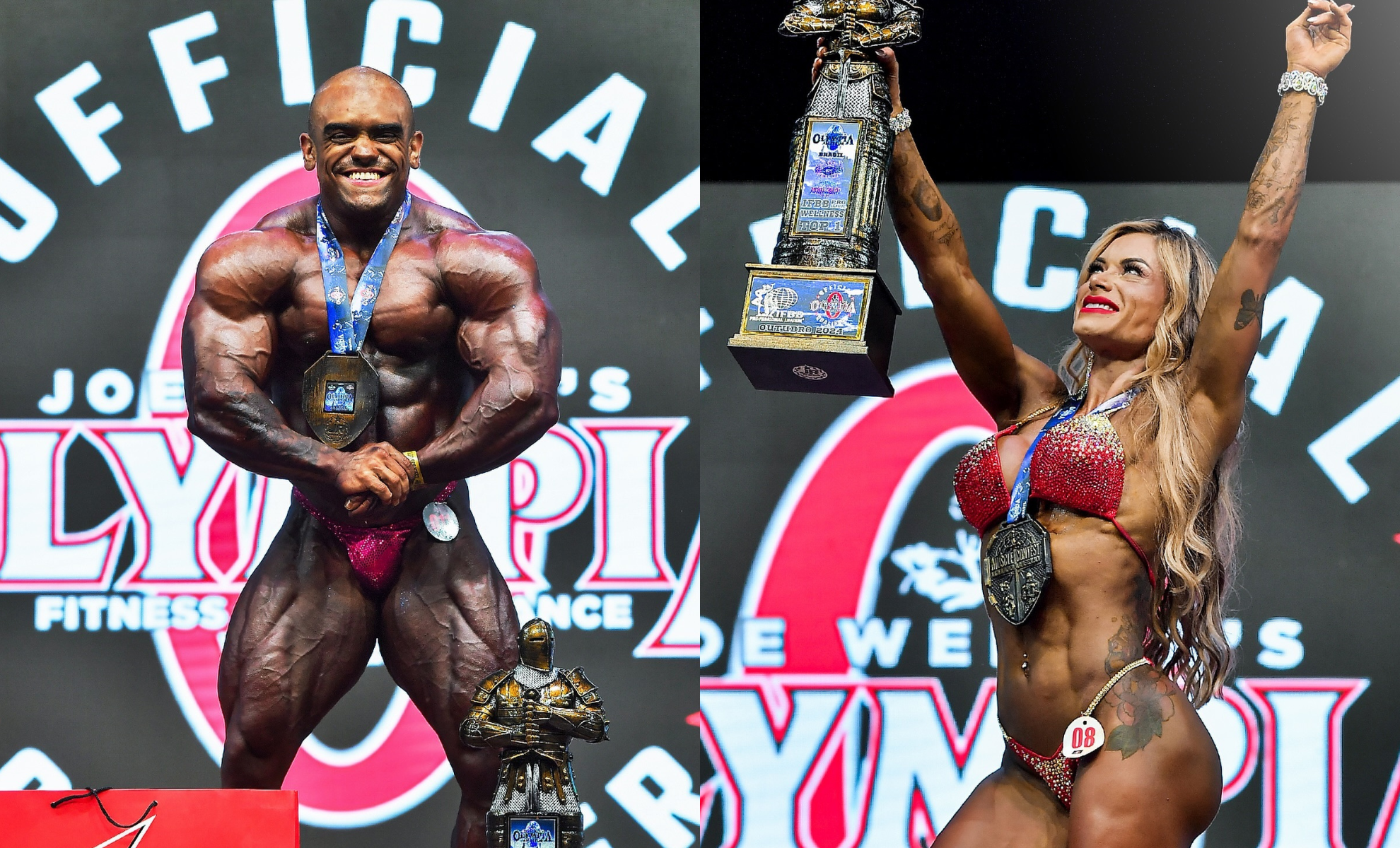 Vitor Porto e Gisele Machado brilham no Mr. Olympia Brasil 2024