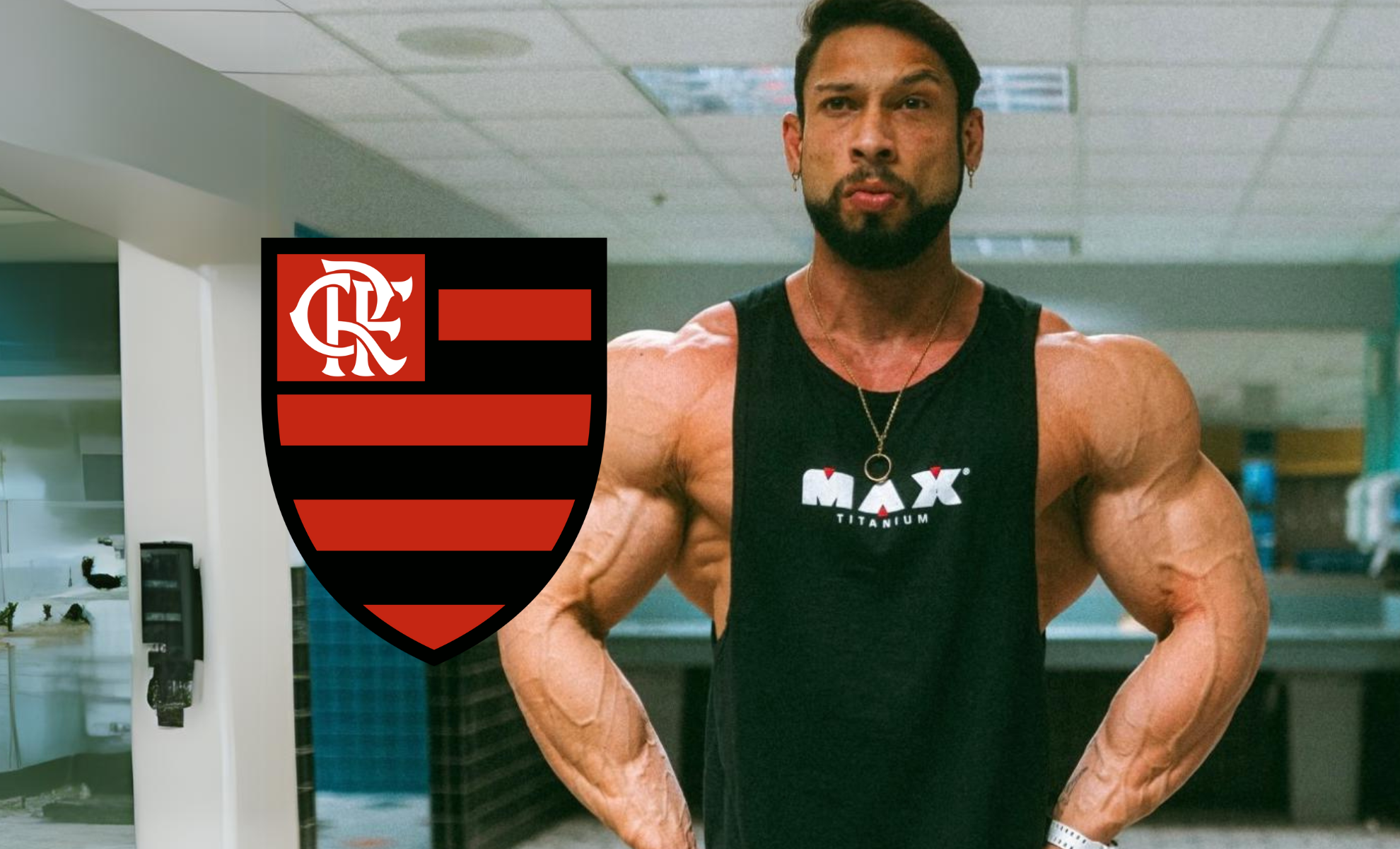 Ramon Dino revela torcida pelo Flamengo e surpreende fãs do fisiculturismo